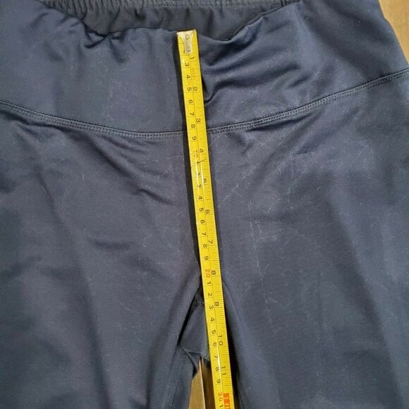 RBX Activewear Athletic Cropped Capri Leggings Womens Medium Blue on Blue Yoga - Picture 6 of 8